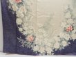 Photo7: 4331T02z1130 Vintage Japanese Kimono Silk FURISODE Rose Off-white (7)