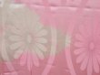 Photo4: 4331T03z680 Vintage Japanese Kimono Silk JUBAN Chrysanthemum Pink (4)