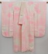 Photo8: 4331T04z690 Vintage Japanese Kimono Silk JUBAN Chrysanthemum Pink (8)