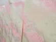 Photo2: 4331T08z680  Japanese Kimono Silk JUBAN Flowers Pink (2)