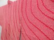 Photo2: 4401T06z480 Vintage Japanese Kimono Silk SHIBORI HAORI  Red-Pink (2)