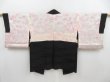 Photo6: 4401T07z570 Vintage Japanese Kimono Silk HAORI Butterfly Black (6)