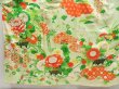 Photo3: 4402T02z1170 Vintage Japanese Kimono Silk FURISODE Peony Pistachio green (3)