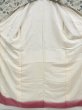 Photo8: 4402T07z1090 Vintage Japanese Kimono Silk KOMON Flower Light gray (8)