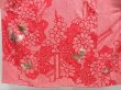 Photo5: 4402T11z1290 Vintage Japanese Kimono Silk FURISODE Chrysanthemum Red (5)