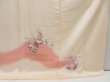 Photo7: 4405T01z880  Japanese Kimono Silk TSUKESAGE Peony Light peach (7)