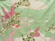 Photo8: 4405T03z1080 Vintage Japanese Kimono Silk FURISODE Flying crane Pistachio green (8)