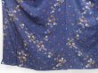 Photo4: 4405T08z580 Vintage Japanese Kimono Silk KOMON Flower Blue-Gray (4)