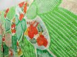 Photo2: 4405T09z1020 Vintage Japanese Kimono Silk FURISODE Chrysanthemum Light green (2)