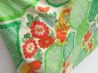 Photo3: 4405T09z1020 Vintage Japanese Kimono Silk FURISODE Chrysanthemum Light green (3)