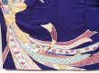 Photo5: 4405T10z1000 Vintage Japanese Kimono Silk FURISODE Tabane-noshi Purple (5)