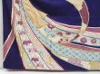 Photo6: 4405T10z1000 Vintage Japanese Kimono Silk FURISODE Tabane-noshi Purple (6)