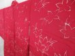 Photo2: 4407T06z670 Vintage Japanese Kimono Silk HAORI Maple Dark red (2)