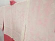 Photo8: 4407T11z430 Vintage Japanese Kimono Silk SHIBORI HAORI Pine Red-Pink (8)