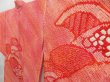 Photo2: 4408T07z440 Vintage Japanese Kimono Silk SHIBORI HAORI  Orange-Red (2)