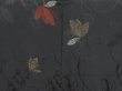 Photo3: 4408T11z380 Vintage Japanese Kimono Silk HAORI Butterfly Black (3)