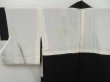 Photo8: 4408T02z570 Vintage Japanese Kimono Silk HAORI Trees Black (8)