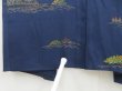 Photo5: 4408T04z600 Vintage Japanese Kimono Silk HAORI House Navy (5)