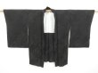 Photo5: 4408T05z420 Vintage Japanese Kimono Silk HAORI Phoenix Black (5)