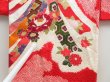 Photo5: 4409T04z450  Japanese Kimono Silk Girl's  Tabane-noshi Red (5)