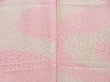 Photo3: 4409T10z650 Vintage Japanese Kimono Rinzu Silk JUBAN Chrysanthemum Pink (3)