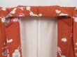 Photo8: 4409T13z760 Vintage Japanese Kimono Jinken KOMON Plum blossom Orange-Brown (8)