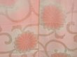 Photo3: 4420T03z750 Vintage Japanese Kimono Rinzu Silk Furisode JUBAN Pink (3)