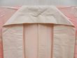 Photo5: 4420T03z750 Vintage Japanese Kimono Rinzu Silk Furisode JUBAN Pink (5)