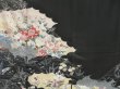 Photo8: 4420T05z1480 Vintage Japanese Kimono Silk Artist work TOMESODE Peony (8)