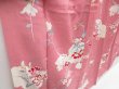 Photo3: 4420T06z860 Antique Japanese Kimono Jinken KOMON Sakura Dull pink (3)