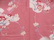 Photo6: 4420T06z860 Antique Japanese Kimono Jinken KOMON Sakura Dull pink (6)