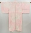 Photo1: 4420T07z500  Japanese Kimono Rinzu Silk JUBAN Peony Pink (1)