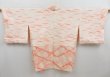 Photo6: 4421T01z480 Vintage Japanese Kimono Silk SHIBORI HAORI  Peach (6)