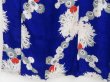 Photo4: 4421T05z660 Vintage Japanese Kimono Jinken KOMON Dark lavender blue (4)