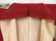 Photo7: 4421T06z600 Vintage Japanese Kimono Silk KOMON  Dark red (7)