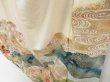 Photo4: 4421T09z880 Vintage Japanese Kimono Silk TSUKESAGE Chrysanthemum Sand beige (4)