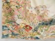 Photo6: 4421T09z880 Vintage Japanese Kimono Silk TSUKESAGE Chrysanthemum Sand beige (6)