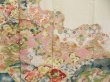 Photo8: 4421T09z880 Vintage Japanese Kimono Silk TSUKESAGE Chrysanthemum Sand beige (8)