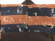 Photo3: 4421T11z900 Vintage Japanese Kimono Silk Men's HAORI Horse Dark brown (3)