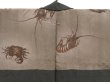 Photo7: 4423T04z570 Vintage Japanese Kimono Silk Men's HAORI Spiny lobster (7)