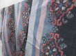 Photo2: 4427T01z530 Vintage Japanese Kimono Silk  MEISEN KOMON Lavender blue (2)