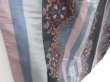 Photo3: 4427T01z530 Vintage Japanese Kimono Silk  MEISEN KOMON Lavender blue (3)