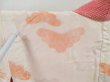 Photo8: 4427T09z570 Vintage Japanese Kimono Silk SHIBORI HAORI  Pink (8)