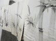 Photo8: 4428T03z430 Vintage Japanese Kimono Silk SHIBORI HAORI Plum tree Black (8)