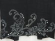 Photo3: 4428T06z490 Vintage Japanese Kimono Silk HAORI Maple Black (3)