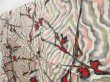 Photo2: 4428T10z680 Vintage Japanese Kimono Silk MEISEN KOMON Branch Off-white (2)