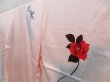 Photo2: 4428T12z810  Japanese Kimono Silk TSUKESAGE Rose Pink (2)