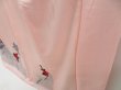 Photo4: 4428T12z810  Japanese Kimono Silk TSUKESAGE Rose Pink (4)