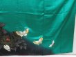 Photo7: 4428T13z1240  Japanese Kimono Silk FURISODE Butterfly Green (7)