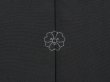 Photo5: 4429T01z600 Vintage Japanese Kimono Silk HAORI Embro Flower cart Black (5)